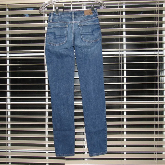 AMERICAN EAGLE Skinny Super Stretch Jeans Size 00 - Picture 3 of 6